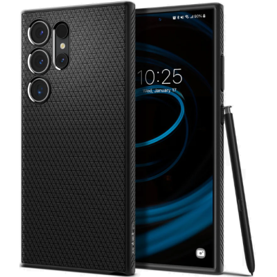 Θήκη Σιλικόνης - Samsung Galaxy S24 Ultra - Spigen Liquid Air - Matte Black (ACS07287)