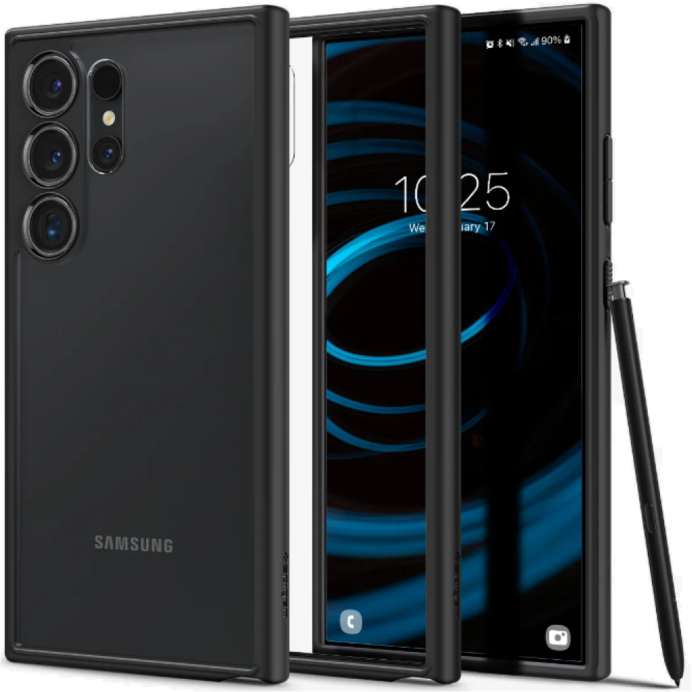 Σκληρή Θήκη - Samsung Galaxy S24 Ultra - Spigen Ultra Hybrid - Matte Black (ACS07295)