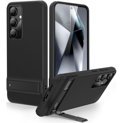 Ανθεκτική Θήκη Σιλικόνης με Kickstand - Samsung Galaxy S24 Plus - ESR Boost Kickstand Case - Black (4894240189870)