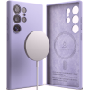 Ανθεκτική MagSafe Θήκη Σιλικόνης - Samsung Galaxy S24 Ultra - Ringke Silicone Magnetic - Lavender (8809961784002)