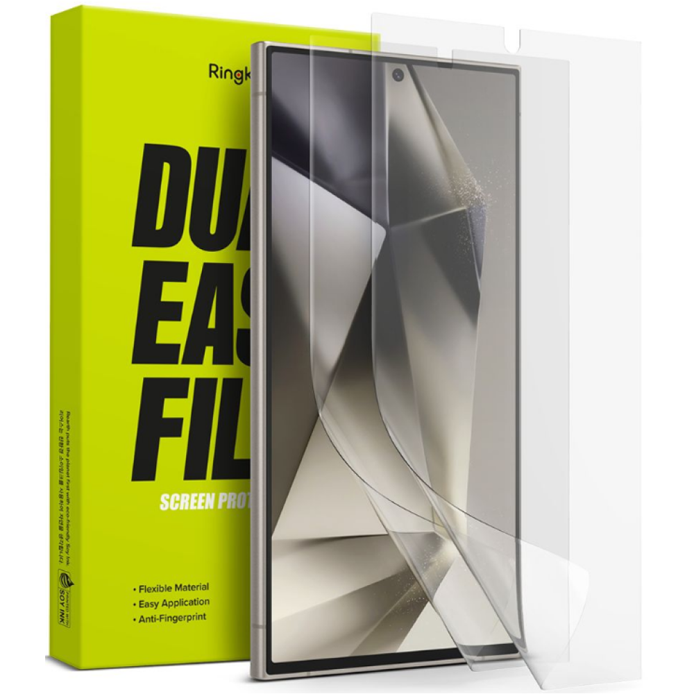 Μεμβράνη Προστασίας Οθόνης - Samsung Galaxy S24 Ultra - Ringke Dual Easy Film - 2 Τεμάχια - Clear (8809961784118)