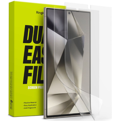 Μεμβράνη Προστασίας Οθόνης - Samsung Galaxy S24 Ultra - Ringke Dual Easy Film - 2 Τεμάχια - Clear (8809961784118)
