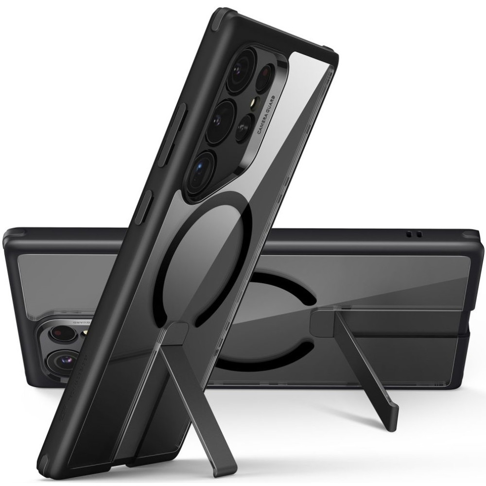 Διάφανη Ανθεκτική MagSafe Σκληρή Θήκη με Kickstand - Samsung Galaxy S24 Ultra - ESR Boost Flickstand HaloLock Case - Frosted Clear (4894240189900)