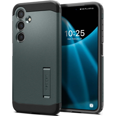 Ανθεκτική Σκληρή Θήκη - Samsung Galaxy S24 - Spigen Tough Armor - Abyss Green (ACS07357)