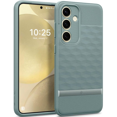 Ανθεκτική Θήκη Σιλικόνης - Samsung Galaxy S24 - Caseology Parallax - Sage Green (ACS07369)