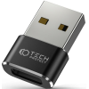Tech-Protect Ultraboost Adapter - Αντάπτορας USB-A (male) σε Type-C (female) - Black (9490713932247)