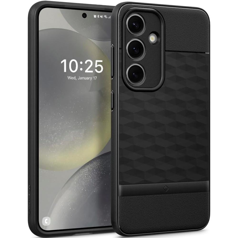 Ανθεκτική Θήκη Σιλικόνης - Samsung Galaxy S24 - Caseology Parallax - Matte Black (ACS07368)
