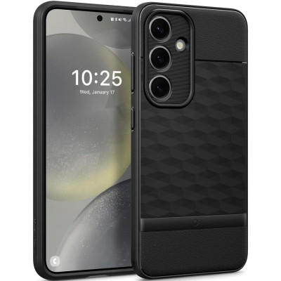 Ανθεκτική Θήκη Σιλικόνης - Samsung Galaxy S24 - Caseology Parallax - Matte Black (ACS07368)