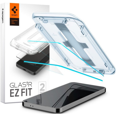 Αντιχαρακτικό Γυαλί Οθόνης - Samsung Galaxy S25 Plus / S24 Plus - Spigen Tempered Glass GLAS.tR EZ Fit HD - 2 Τεμάχια - Clear (AGL07432)