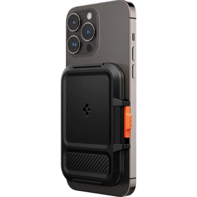 Spigen Lock Fit MagFit Card Holder / Wallet - Universal MagSafe Πορτοφόλι / Θήκη για Κάρτες - Black (AFA06031)