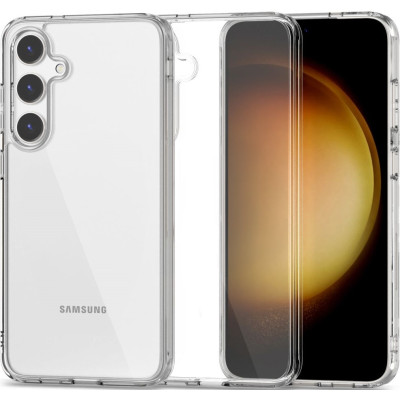 Σκληρή Διάφανη Θήκη - Samsung Galaxy S24 - Tech-Protect FlexAir Hybrid - Clear (5906203690459)