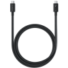 Satechi Thunderbolt 4 Pro Cable - Καλώδιο Φόρτισης / Μεταφοράς Δεδομένων με 8K Ανάλυση Βίντεο - Thunderbolt 4 Type-C σε Thunderbolt 4 Type-C - 240W - 100cm - Black (ST-YTB100K)