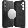 Ανθεκτική MagSafe Θήκη Σιλικόνης - Samsung Galaxy S24 - Ringke Silicone Magnetic - Black (8809961782923)