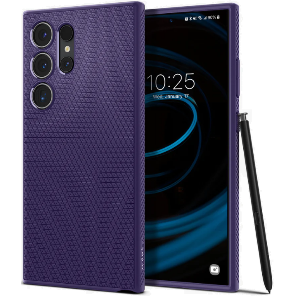 Θήκη Σιλικόνης - Samsung Galaxy S24 Ultra - Spigen Liquid Air - Deep Purple (ACS07449)