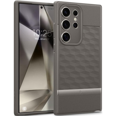 Ανθεκτική Θήκη Σιλικόνης - Samsung Galaxy S24 Ultra - Caseology Parallax - Ash Gray (ACS07452)