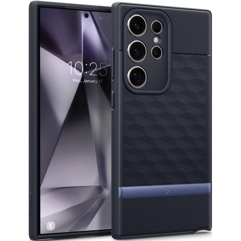 Ανθεκτική Θήκη Σιλικόνης - Samsung Galaxy S24 Ultra - Caseology Parallax - Navy Violet (ACS07417)