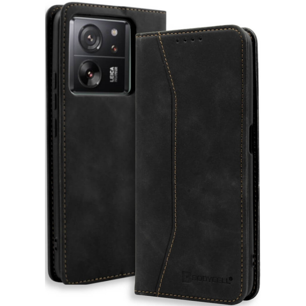 Bodycell Θήκη - Πορτοφόλι Xiaomi 13T / 13T Pro - Black (5206015072093)