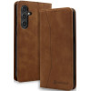 Bodycell Θήκη - Πορτοφόλι Samsung Galaxy S23 FE - Brown (5206015072048)