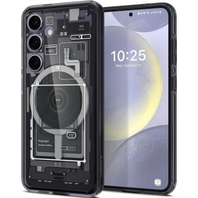 Σκληρή Ανθεκτική MagSafe Θήκη - Samsung Galaxy S24 - Spigen Ultra Hybrid OneTap Metal Ring MagFit - Zero One (ACS07354)