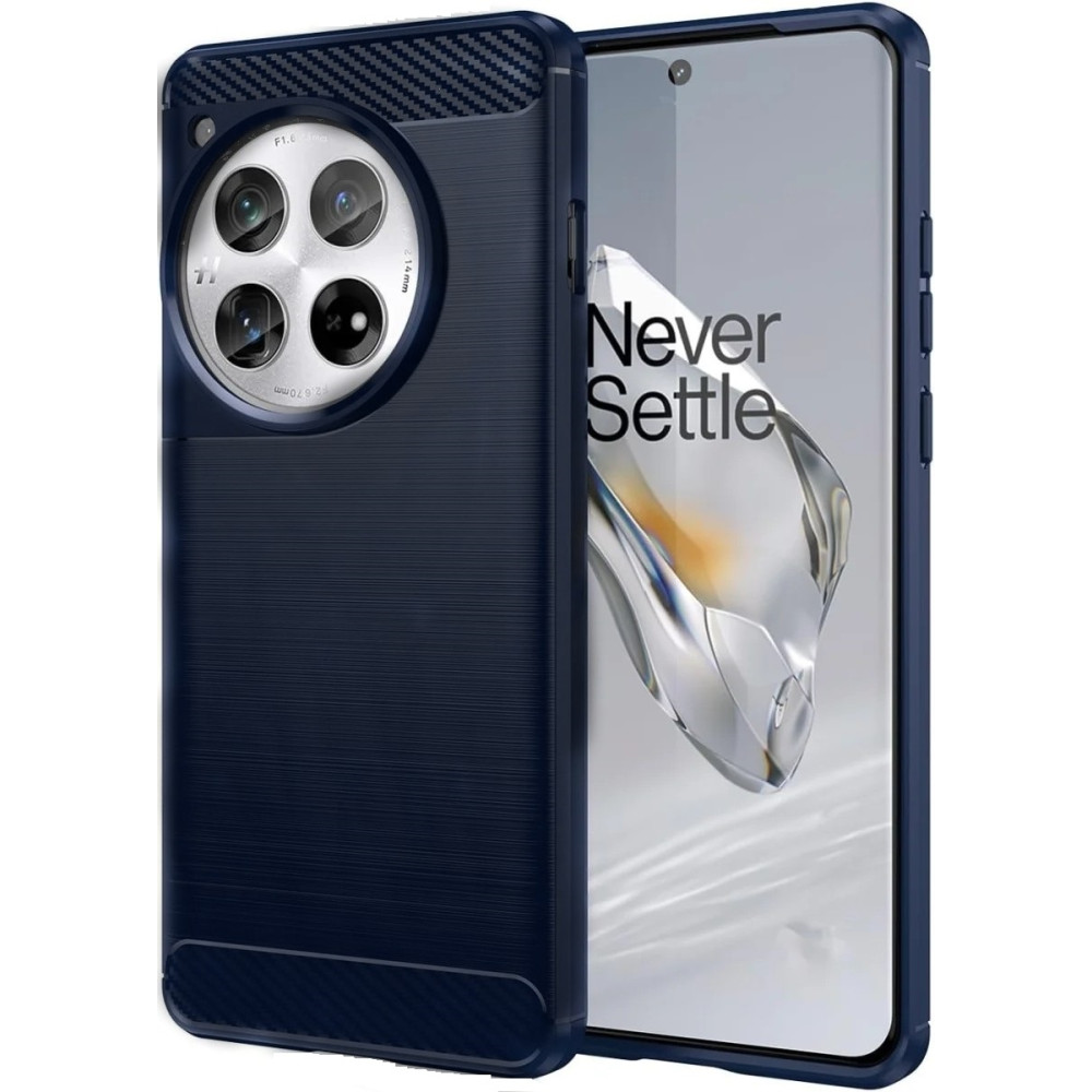 Θήκη Σιλικόνης - OnePlus 12 - HappyCase Brushed - Blue (8719246441301)