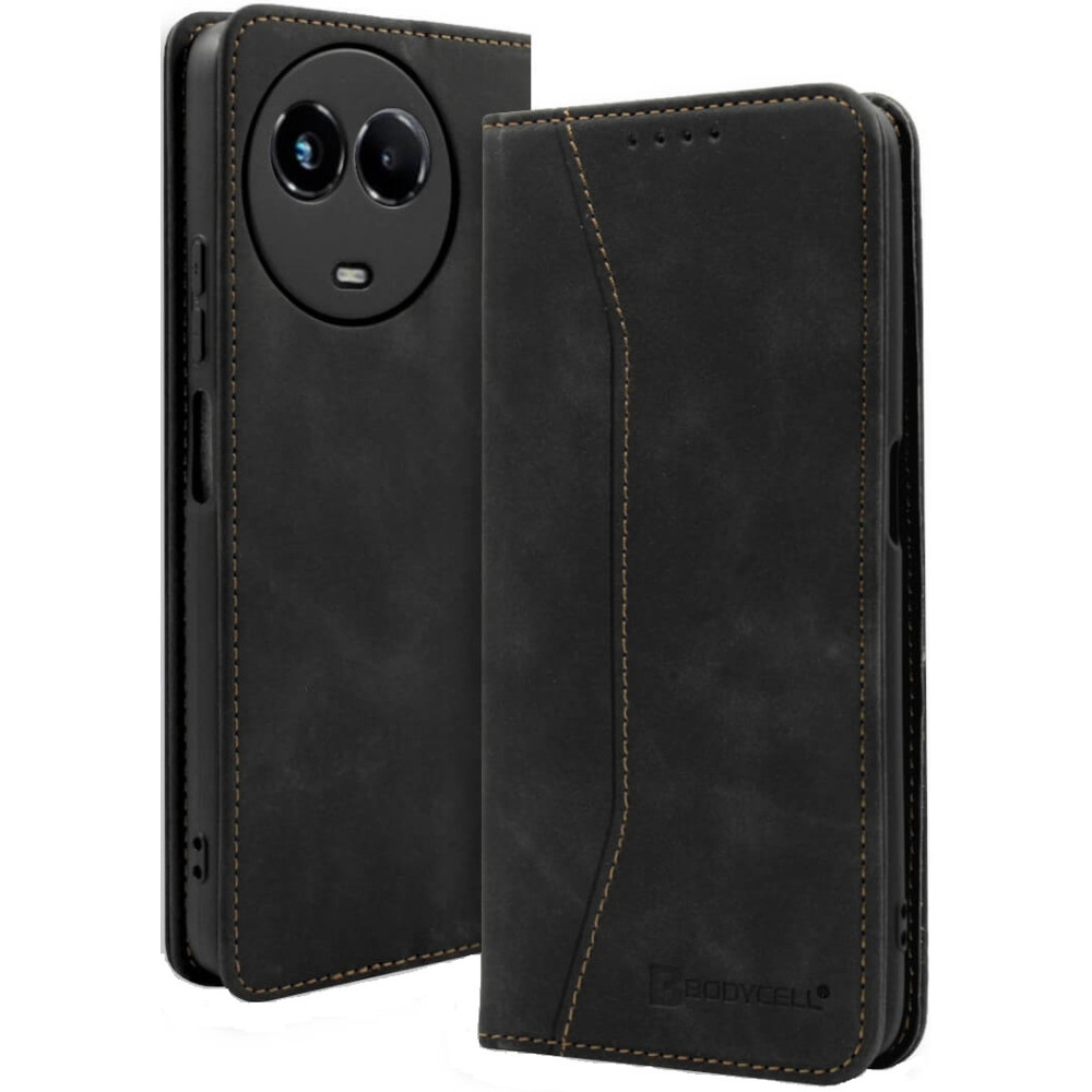 Bodycell Θήκη - Πορτοφόλι Realme 11 5G - Black (5206015073243)