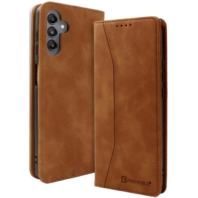 Θήκη Πορτοφόλι - Samsung Galaxy A15 - Bodycell Book Case - Brown (5206015073281)