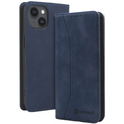 Bodycell Θήκη - Πορτοφόλι Apple iPhone 15 Plus - Blue (5206015073205)