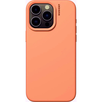 Nudient Base Case - Θήκη Σιλικόνης Apple iPhone 15 Pro Max - Peach Orange (00-020-0086-0104)