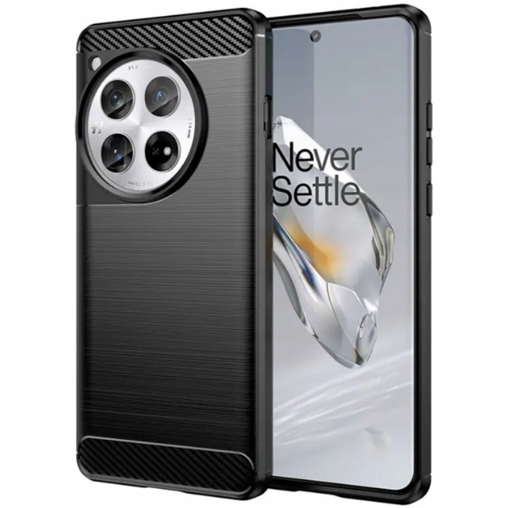 Θήκη Σιλικόνης - OnePlus 12 - Spacecase Carbon - Black (5905719107314)