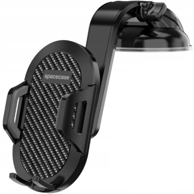 Spacecase SC15 Universal Dashboard Car Holder - Universal Βάση Κινητών με Βεντούζα για Ταμπλό Αυτοκινήτου - Black (5905719039080)