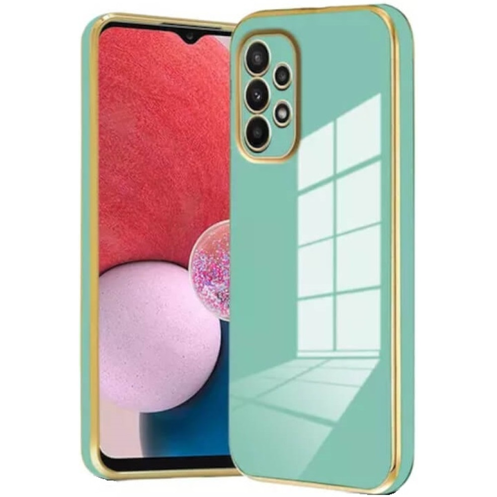 Bodycell Gold Plated - Θήκη Σιλικόνης Samsung Galaxy A23 - Mint Green (5206015071133)