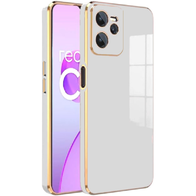 Bodycell Gold Plated - Θήκη Σιλικόνης Realme C35 - White (5206015070815)