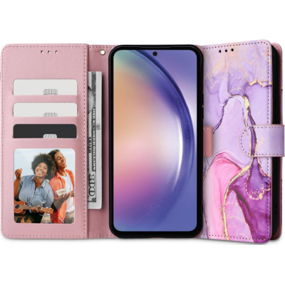 Θήκη Πορτοφόλι Samsung Galaxy A55 - Tech-Protect Wallet - Marble (5906203692194)