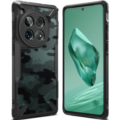 Σκληρή Θήκη - OnePlus 12 - Ringke Fusion X - Camo Black (8809961785030)