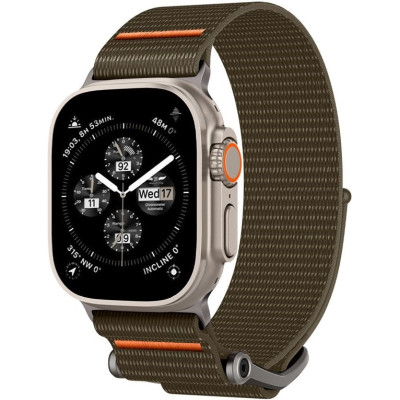 Spigen DuraPro Flex Ultra - Λουράκι Apple Watch Ultra/SE/11/10/9/8/7/6/5/4 (49/46/45/44mm) - Khaki (AMP05982)