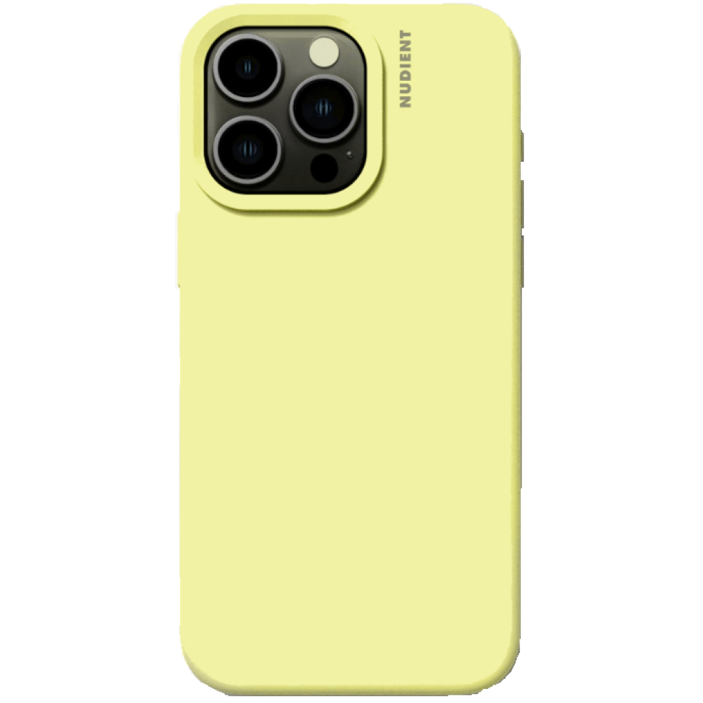 Nudient Base Case - Θήκη Σιλικόνης Apple iPhone 15 Pro Max - Pale Yellow (00-020-0086-0103)