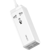 Ldnio 65W Desktop Power Strip - Μονόπριζο με 1 Υποδοχή AC - EU/US 2500W με Καλώδιο 200cm / Ταχυφορτιστής με 2 x USB-A / 2 x Type-C - 65W - White (SC1418)
