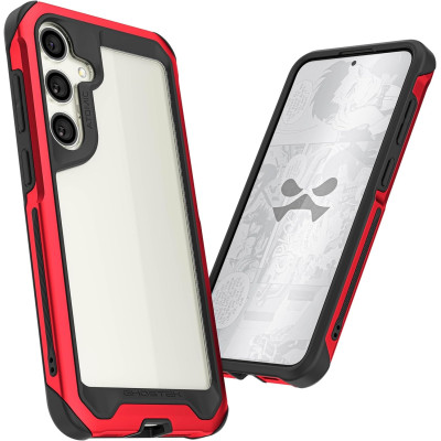Διάφανη Ανθεκτική Θήκη - Samsung Galaxy S24 Plus - Ghostek Atomic Slim 4 - Red (GHOCAS3693)