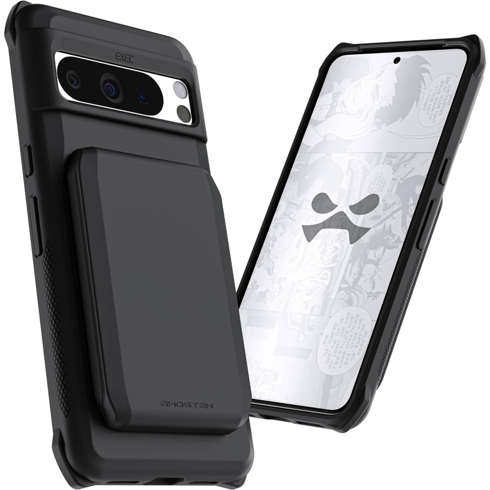 Ghostek Exec 6 - Ανθεκτική MagSafe Θήκη - Πορτοφόλι Google Pixel 8 Pro - Black (GHOCAS3626)