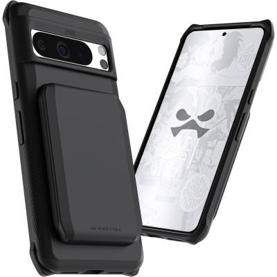 Ghostek Exec 6 - Ανθεκτική MagSafe Θήκη - Πορτοφόλι Google Pixel 8 Pro - Black (GHOCAS3626)