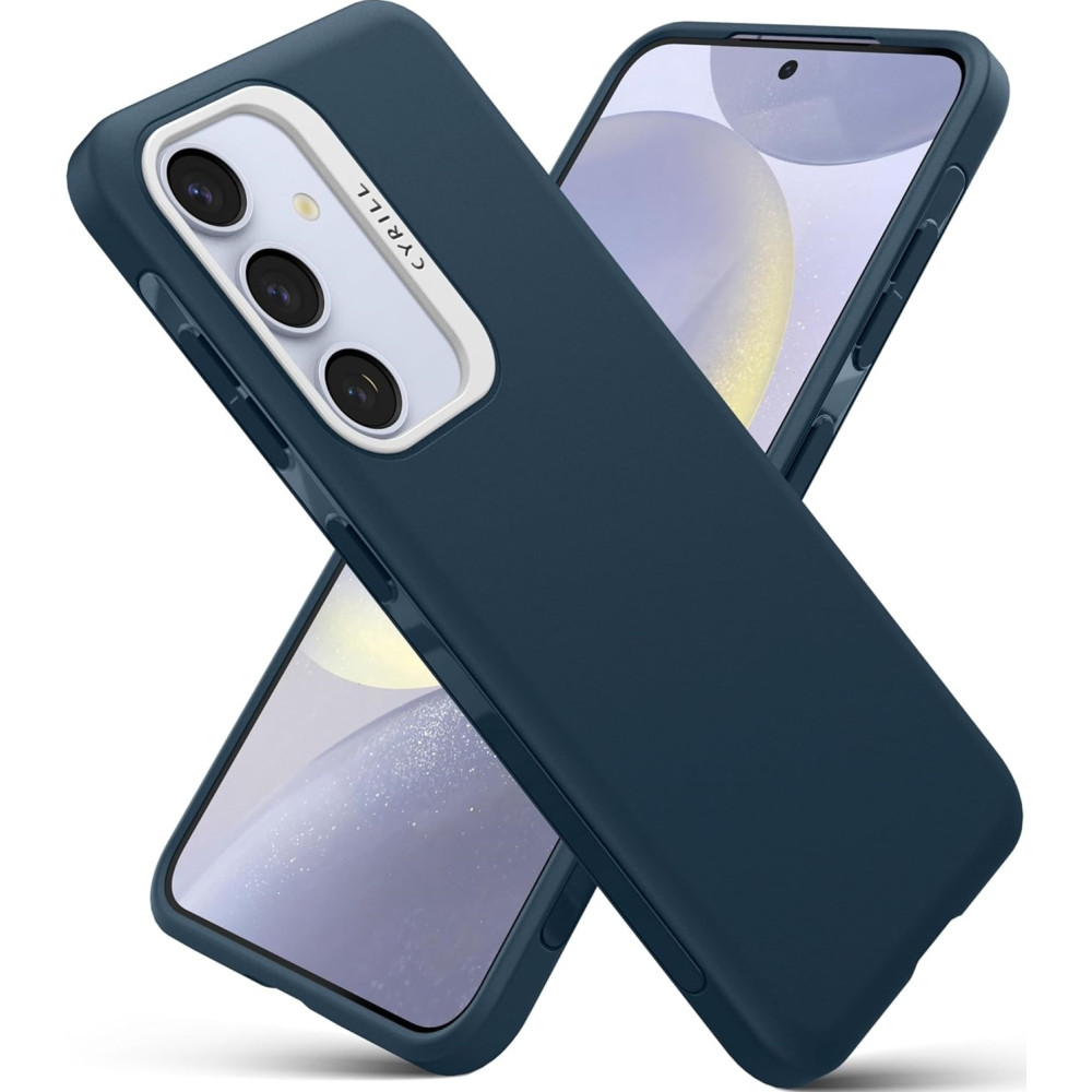 Θήκη Σιλικόνης με Λουράκι Χειρός - Samsung Galaxy S24 - Spigen Cyrill UltraColor - Deep Sea (ACS07367)