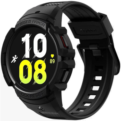 Spigen Rugged Armor Pro - Θήκη Samsung Galaxy Watch 5 / 4 44mm - Black (ACS03830)