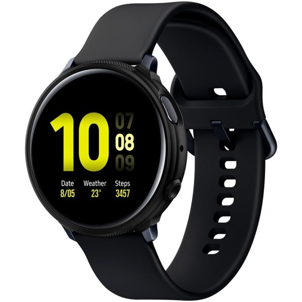 Spigen Liquid Air - Θήκη Σιλικόνης Samsung Galaxy Watch Active 2 40mm - Matte Black (ACS00218)