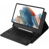 Buddi Zuna Keyboard Case - Θήκη με Υποδοχή για Γραφίδα και Πληκτρολόγιο Bluetooth - Samsung Galaxy Tab S10 Plus / S9 Plus 12.4'' X810 / X816B / X826B - Black (8719246427633)