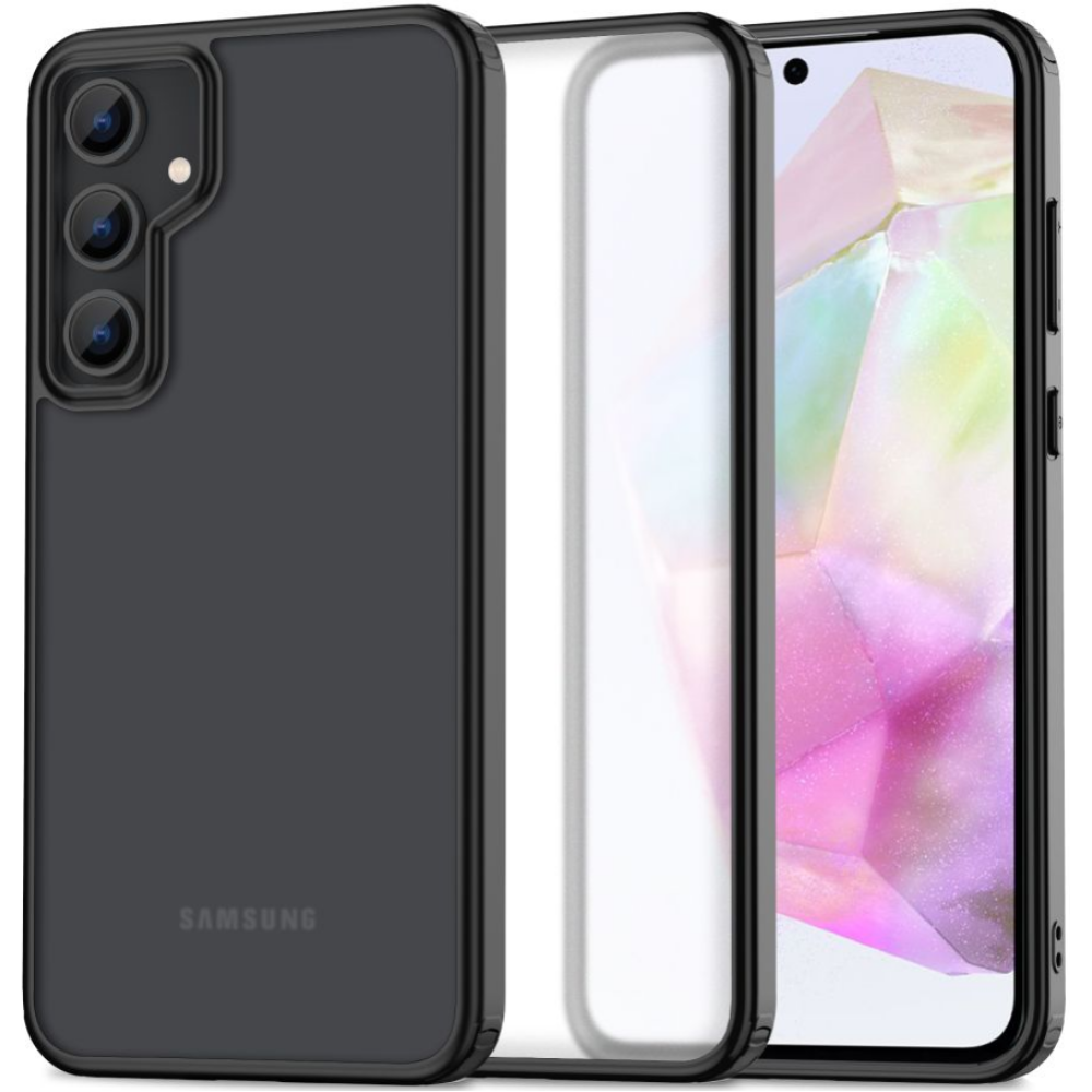 Σκληρή Ημιδιάφανη Θήκη - Samsung Galaxy A35 - Tech-Protect MagMat - Matte Black (5906203691890)