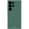 Θήκη Σιλικόνης - Samsung Galaxy S24 Ultra - Spacecase Silicone Case - Dark Green (5905719106645)