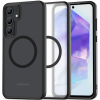 Σκληρή Ημιδιάφανη Θήκη MagSafe - Samsung Galaxy A55 - Tech-Protect MagMat - Matte Black (5906203692255)