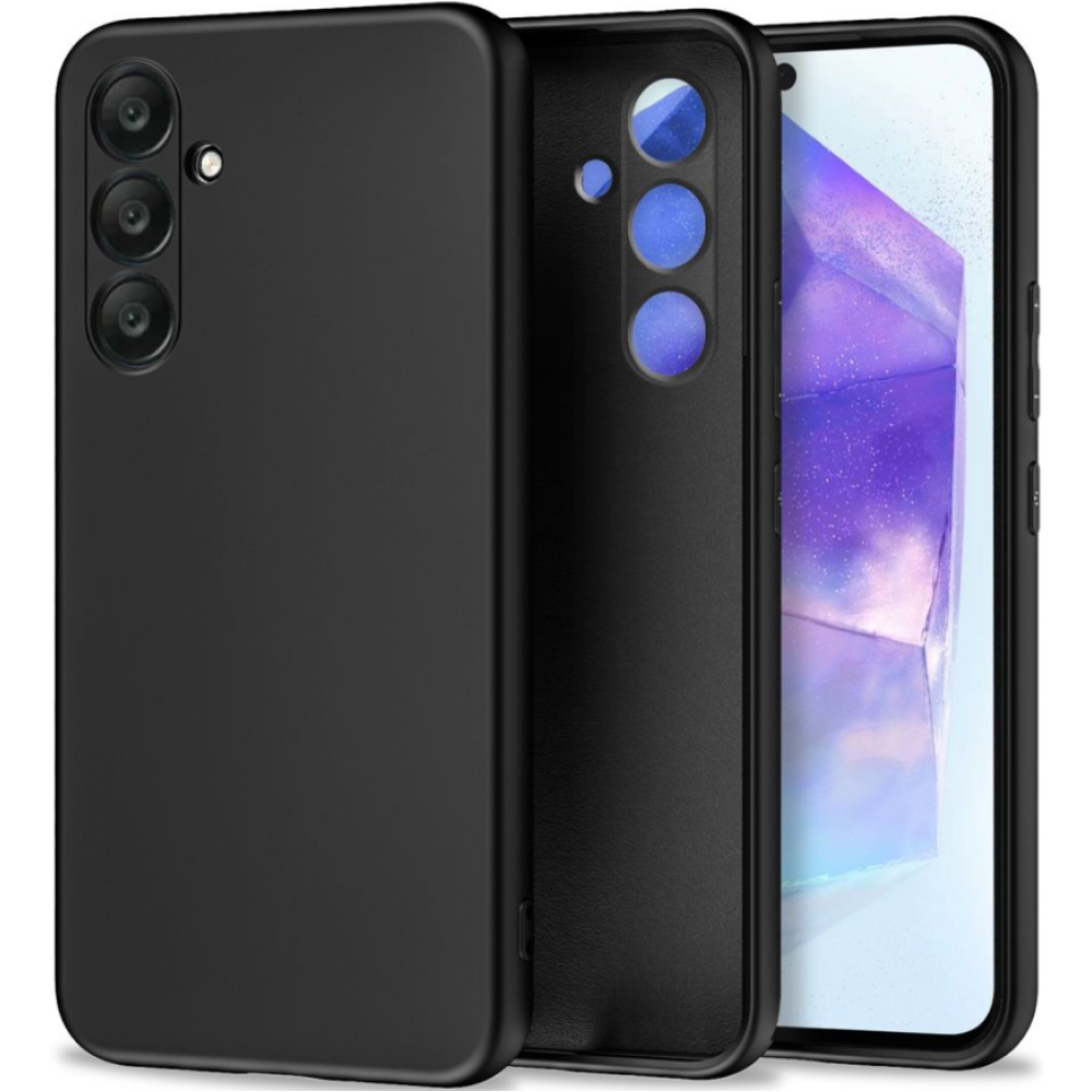 Θήκη Σιλικόνης Samsung Galaxy A55 - Tech-Protect Icon - Black (5906203692149)