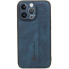 Bodycell Pattern Leather - Σκληρή Θήκη Apple iPhone 14 Pro - Blue (5206015068614)