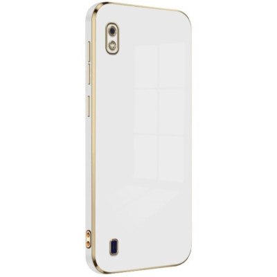 Bodycell Gold Plated - Θήκη Σιλικόνης Samsung Galaxy A10 - White (5206015070976)